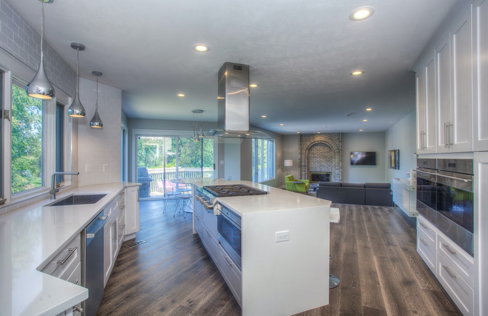 remodeled white kitchen